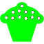 lime cupcake 4 icon