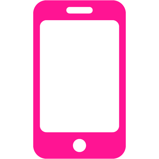 Deep Pink Phone 42 Icon Free Deep Pink Phone Icons