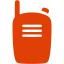 soylent red walkie talkie radio icon
