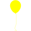yellow balloon 2 icon