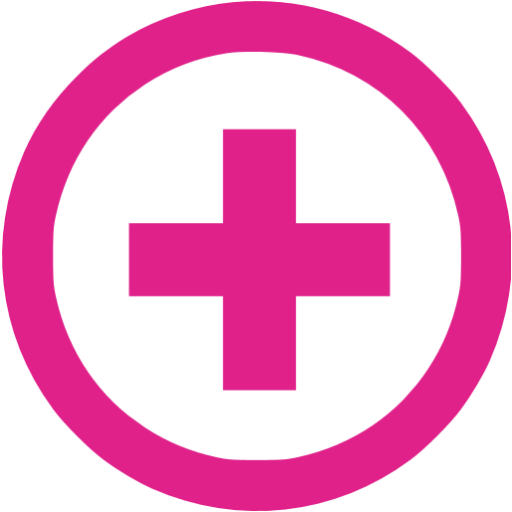 Barbie pink plus 5 icon - Free barbie pink math icons