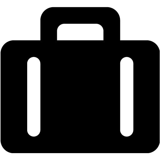 Black briefcase 11 icon - Free black briefcase icons