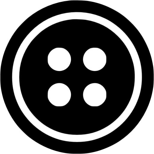 Black button icon - Free black button icons