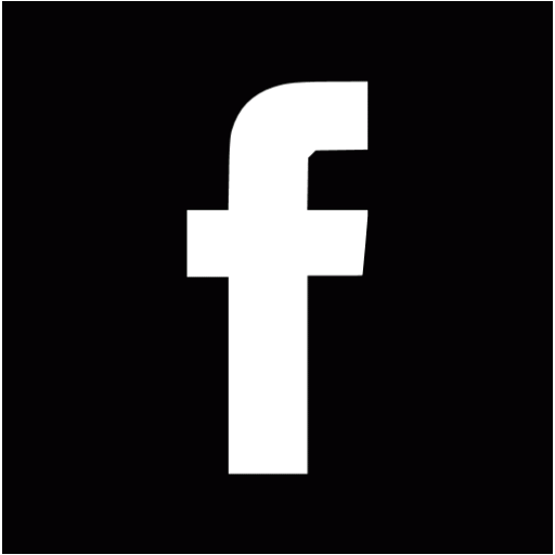 facebook logo black and white