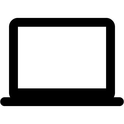 Black laptop 3 icon - Free black laptop icons