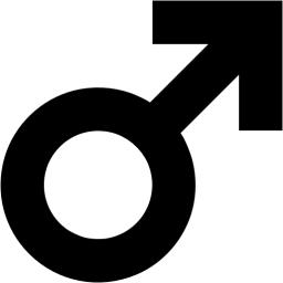 Black male 2 icon - Free black gender icons