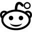 Black reddit icon - Free black site logo icons