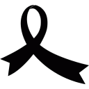 Black ribbon 14 icon - Free black ribbon icons