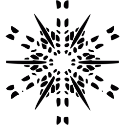 Black snowflake 19 icon - Free black snowflake icons