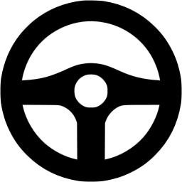 Black steering wheel icon - Free black steering wheel icons