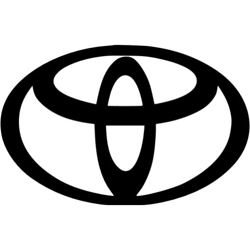 Black toyota icon - Free black car logo icons