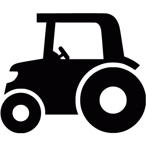 Black tractor 2 icon - Free black tractor icons