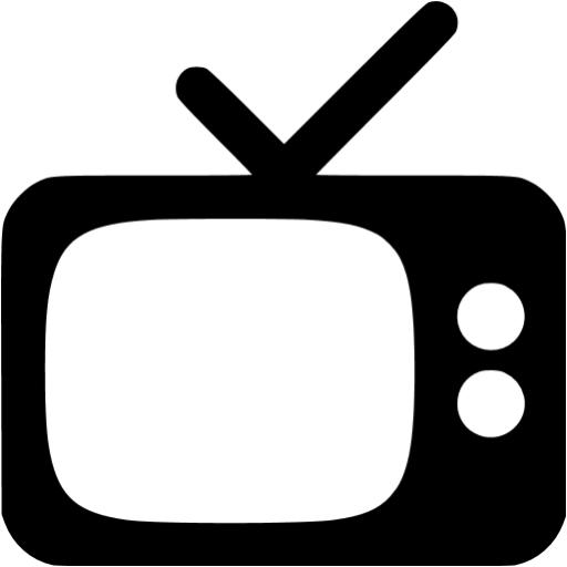Black tv icon - Free black appliances icons