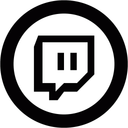 Black twitch tv 2 icon - Free black site logo icons