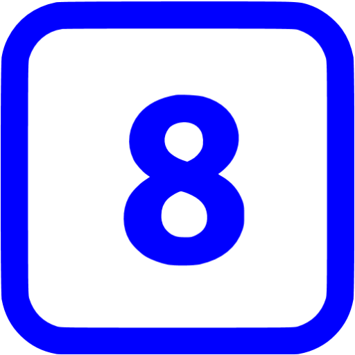 number 8 icon