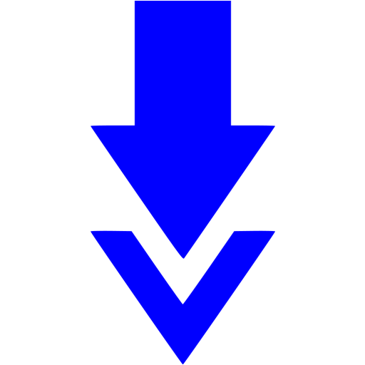 Blue arrow 191 icon - Free blue arrow icons