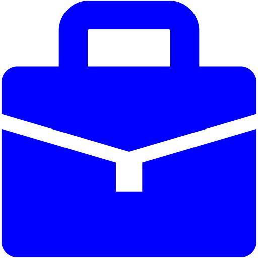 Blue Briefcase 6 Icon Free Blue Briefcase Icons