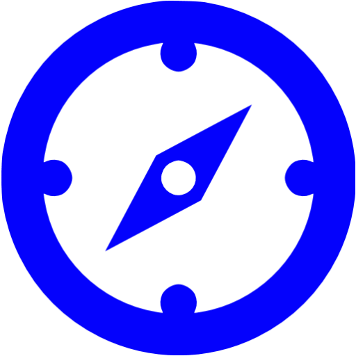 Blue Compass Icon Royalty Free SVG, Cliparts, Vectors, and Stock  Illustration. Image 94182851.