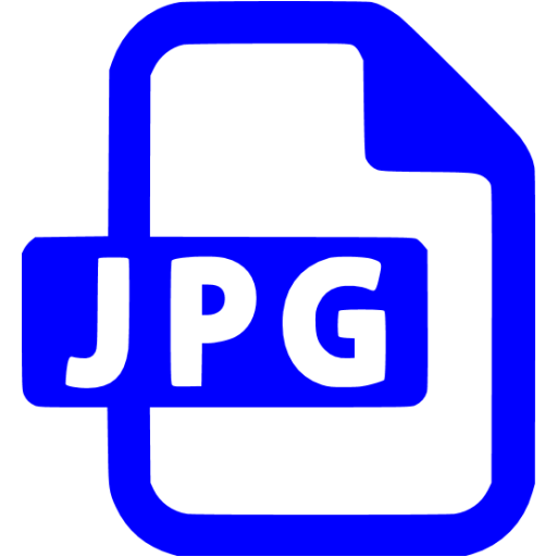 Blue jpg icon - Free blue file icons