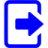Blue logout icon - Free blue logout icons