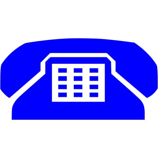 blue phone icon