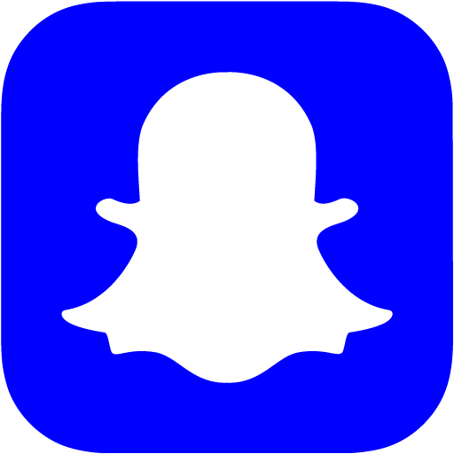 Blue Snapchat Icon Free Blue Social Icons