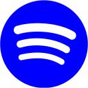 Blue spotify icon - Free blue site logo icons