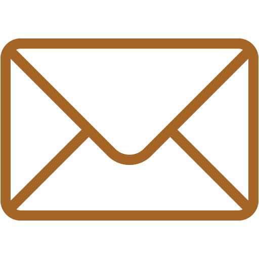Brown email 5 icon - Free brown email icons