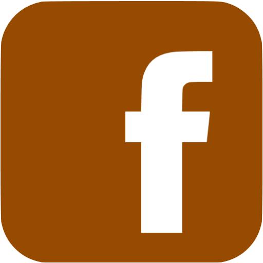 Brown Facebook 6 Icon Free Brown Social Icons