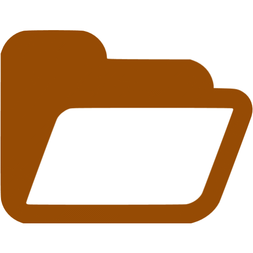 Brown folder 3 icon - Free brown folder icons