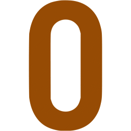 Brown letter o icon - Free brown letter icons