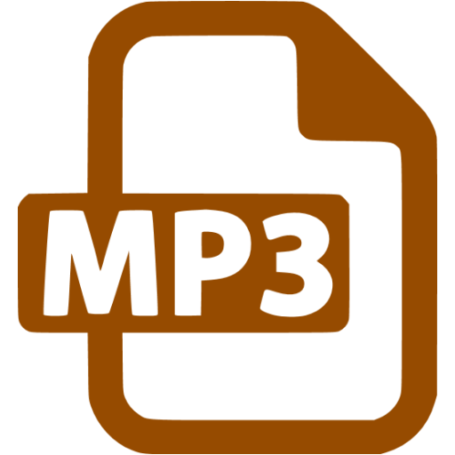 Brown mp3 icon - Free brown file icons