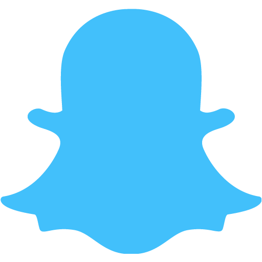 Caribbean blue snapchat 2 icon - Free caribbean blue social icons