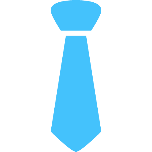 Caribbean blue tie icon - Free caribbean blue tie icons