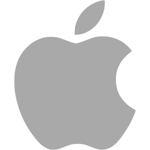 Dark gray apple icon - Free dark gray site logo icons