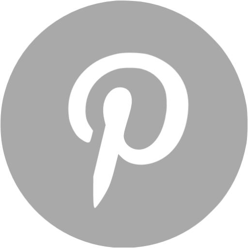 pinterest logos gray pin