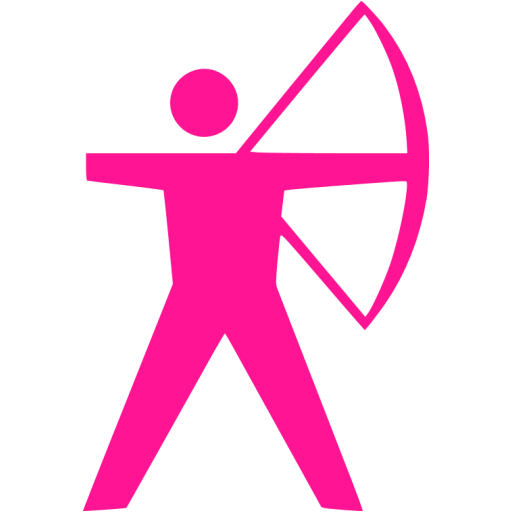 Deep Pink Archery Icon Free Deep Pink Archery Icons