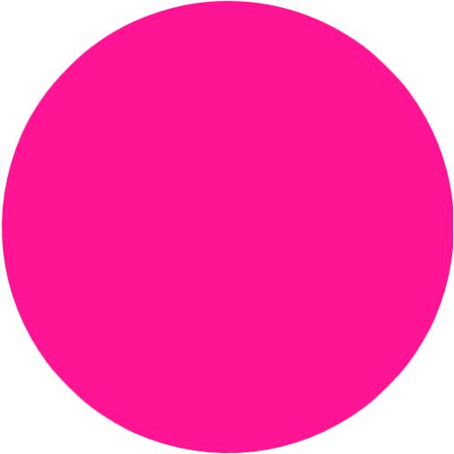 Deep pink circle icon - Free deep pink shape icons