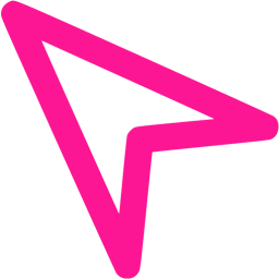 Deep pink cursor 2 icon - Free deep pink cursor icons