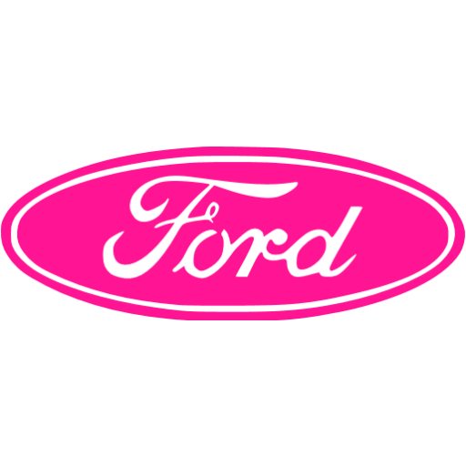Deep pink ford icon - Free deep pink car logo icons