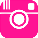 Deep pink instagram icon - Free deep pink social icons