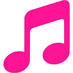 Deep pink music 2 icon - Free deep pink music icons