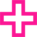 Pink plus icon - Free pink math icons