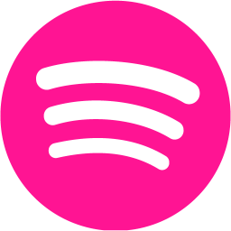 Deep Pink Spotify Icon - Free Deep Pink Site Logo Icons