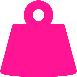 Deep pink weightlift icon - Free deep pink weight icons