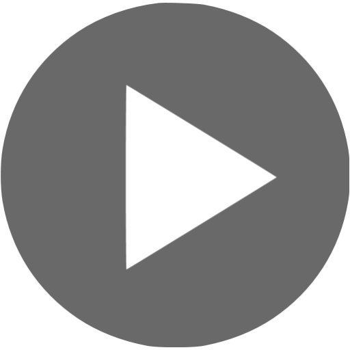 Dim gray video play icon - Free dim gray video icons