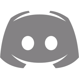 Gray discord 2 icon - Free gray site logo icons