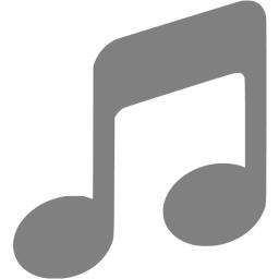 Gray music 2 icon - Free gray music icons