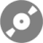 Gray music record icon - Free gray music record icons