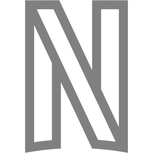 Gray netflix icon - Free gray site logo icons